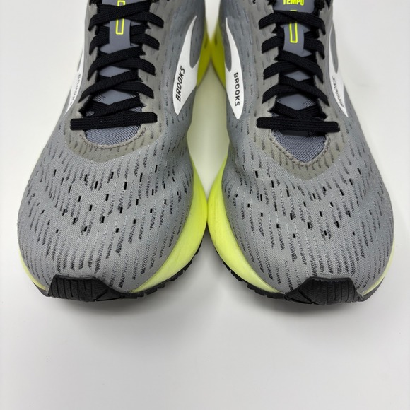 Brooks Hyperion Tempo Men\'s Size 10 Grey Yellow Running Shoes (1103391D099) main image 4